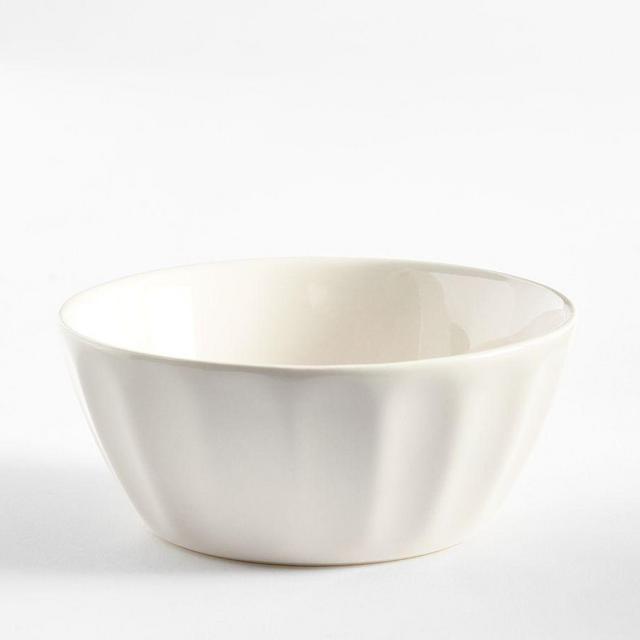 Heirloom Stoneware Berry Bowl, Single - White