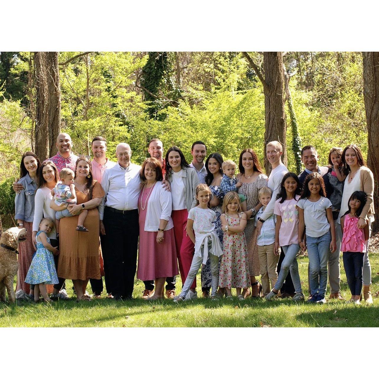 Their first Easter 2023. Also Sofia's first time meeting the White family!