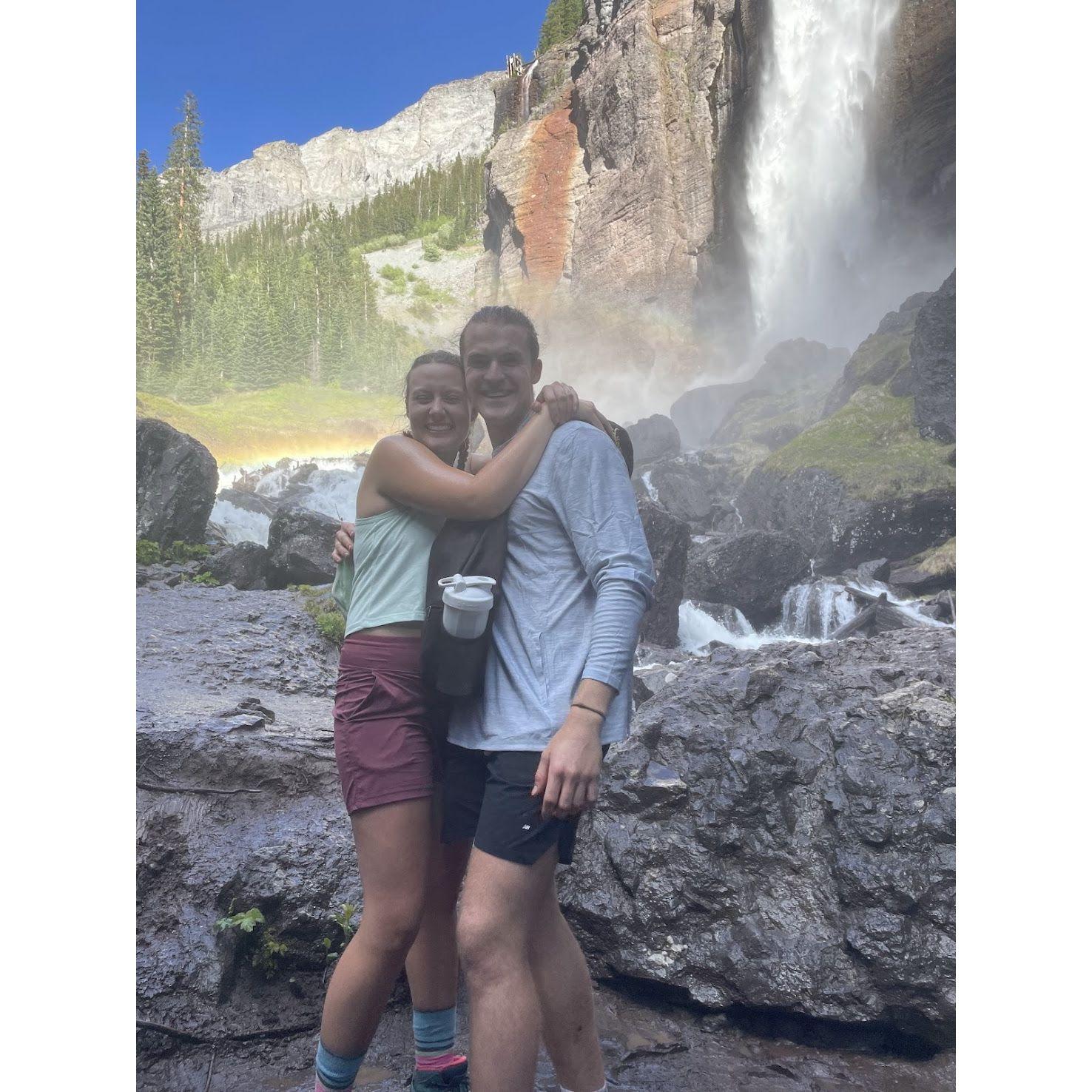 Bridal Veil Falls in Telluride, Colorado.