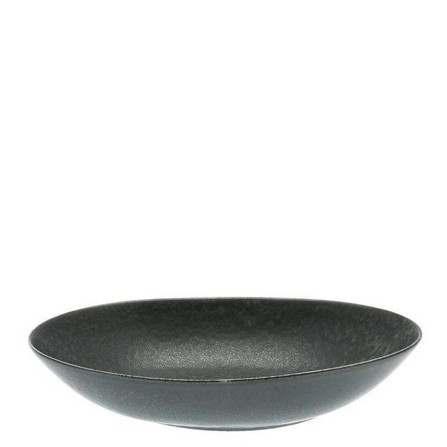 Black Cosmos Bowl Oval 10"