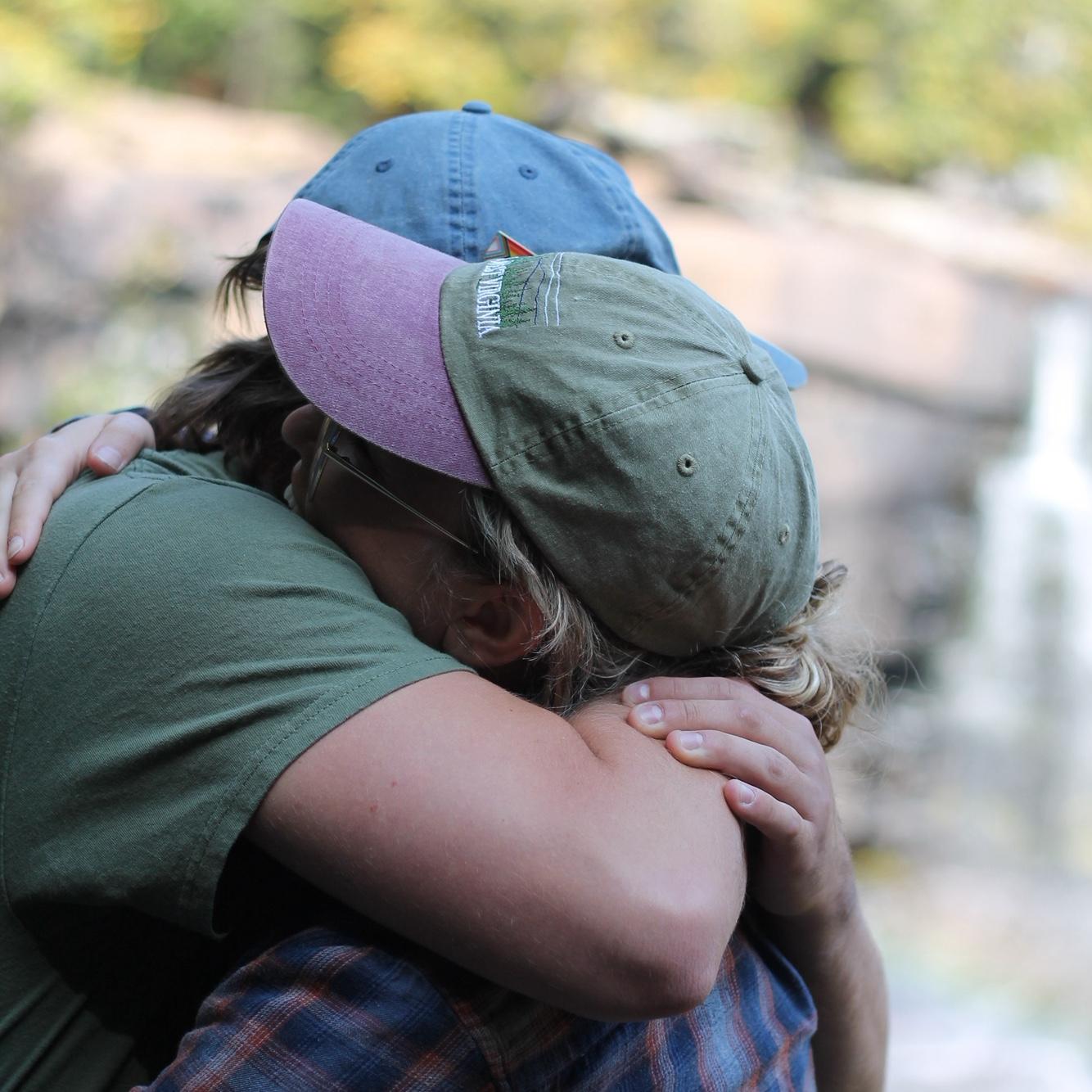 Engaged at Blackwater Falls.