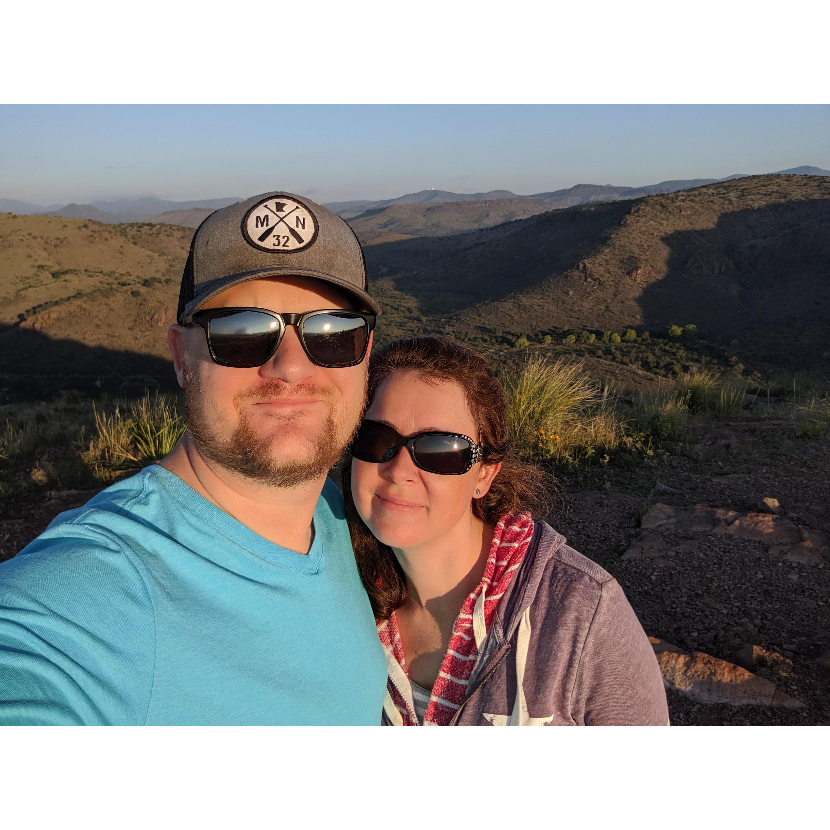 Camping in West Texas. Turns out we're really bad at camping.