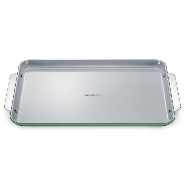 Caraway Non-Stick Ceramic Baking Sheet - Naturally Slick Ceramic Coating - Non-Toxic, PTFE & PFOA Free - Perfect for Baking, Roasting, and More - Large - Sage