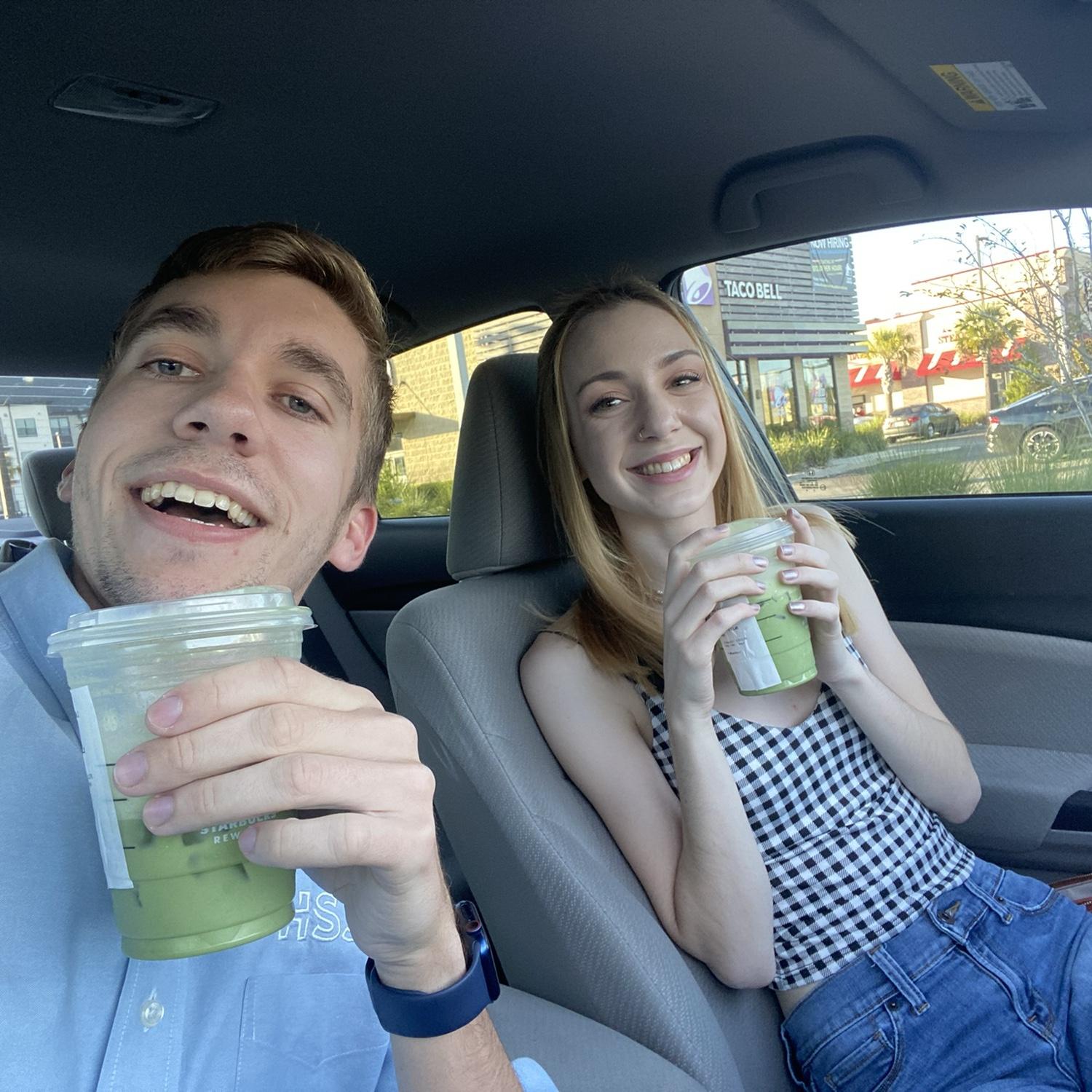 Our first photo together