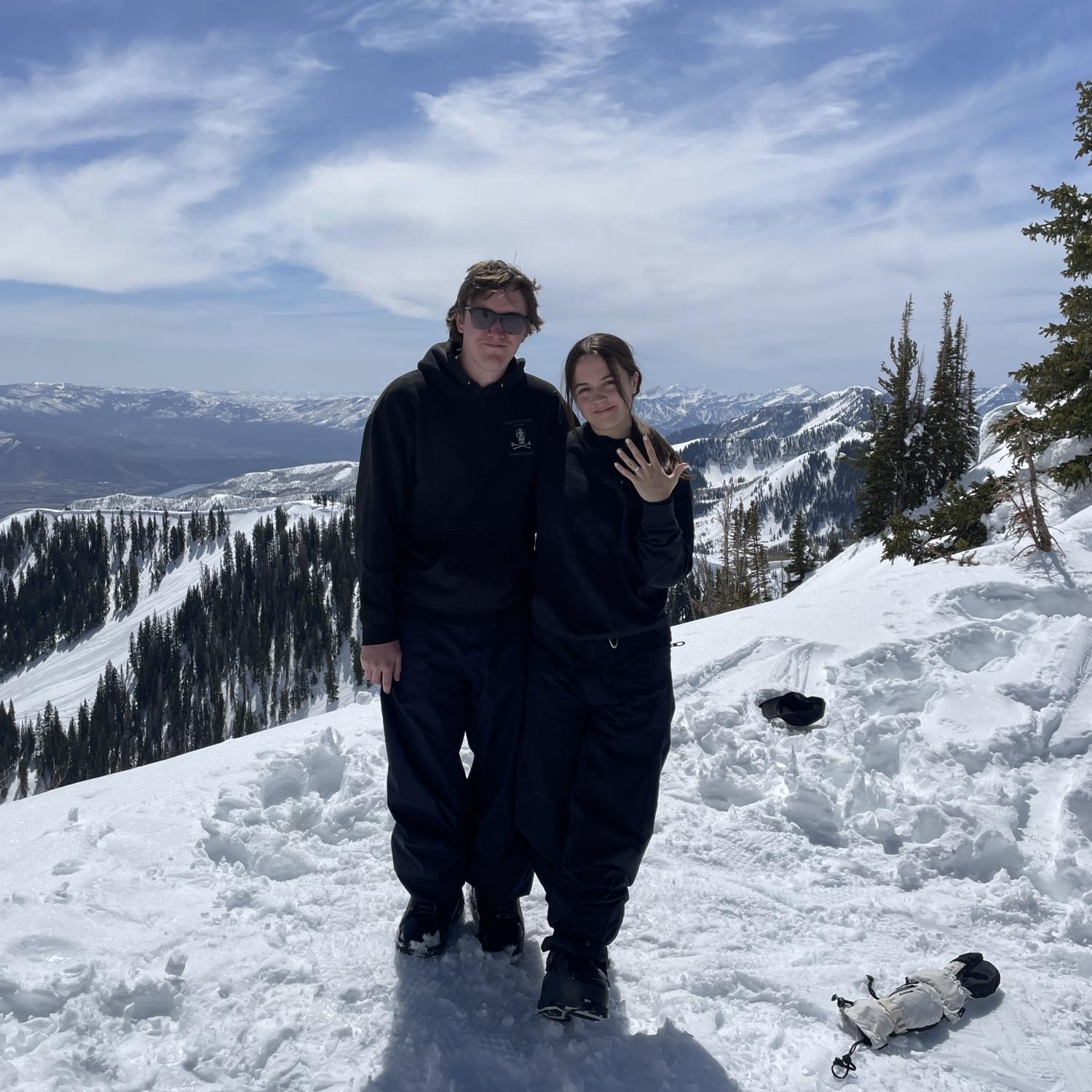 Where we got engaged! 
- Great Western lift at Brighton Resort