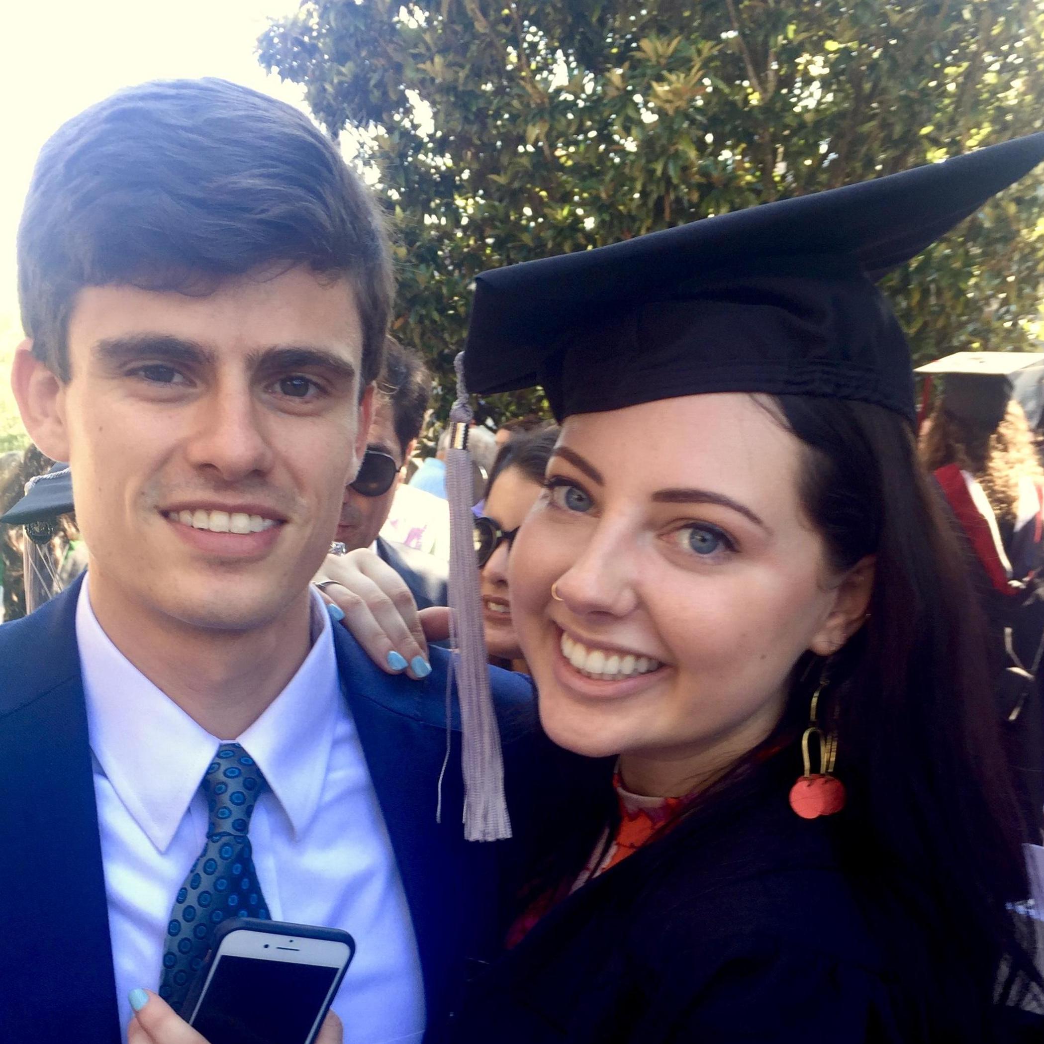 Hannah's graduation from the Savannah College of Art and Design!