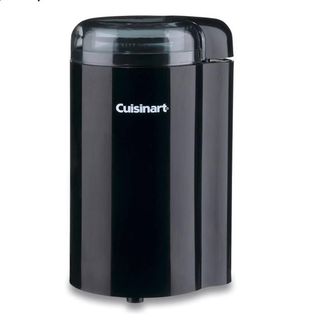 Cuisinart Coffee Grinder, One Touch Control Coffee Bean Grinder with Stainless Steel Bowl and Blades, 2.5 oz/70g Capacity Enough for 12 Cups, On/Off Switch with Safety Interlock, DCG-20BKN, Black