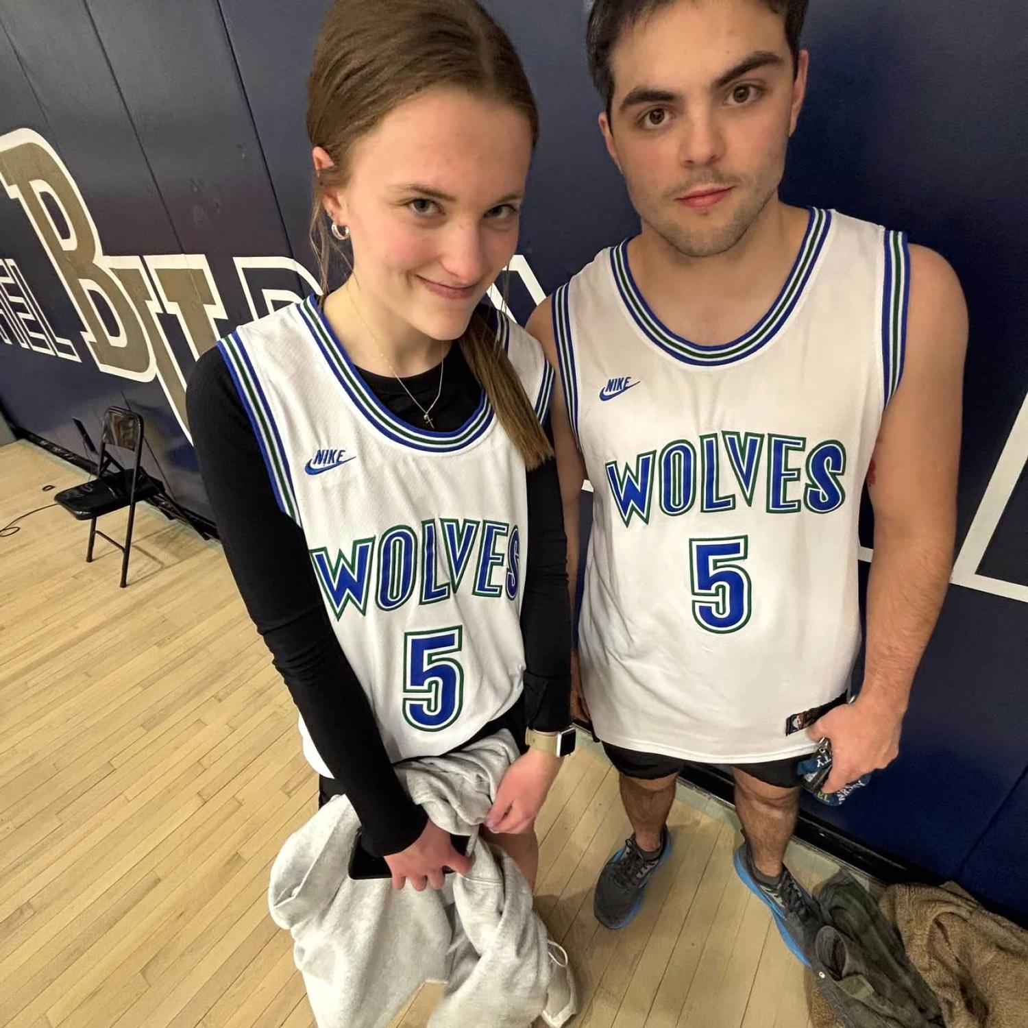 Eli and Aubrey had a short lived intramural volleyball season  -03/24/2025