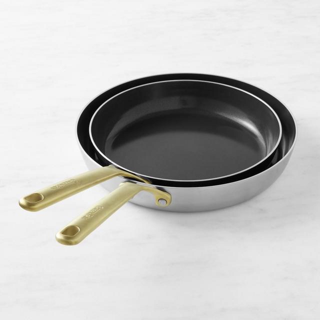 GreenPan™ GP5 Stainless-Steel Ceramic NonstickFry Pan Set, 10" & 12"