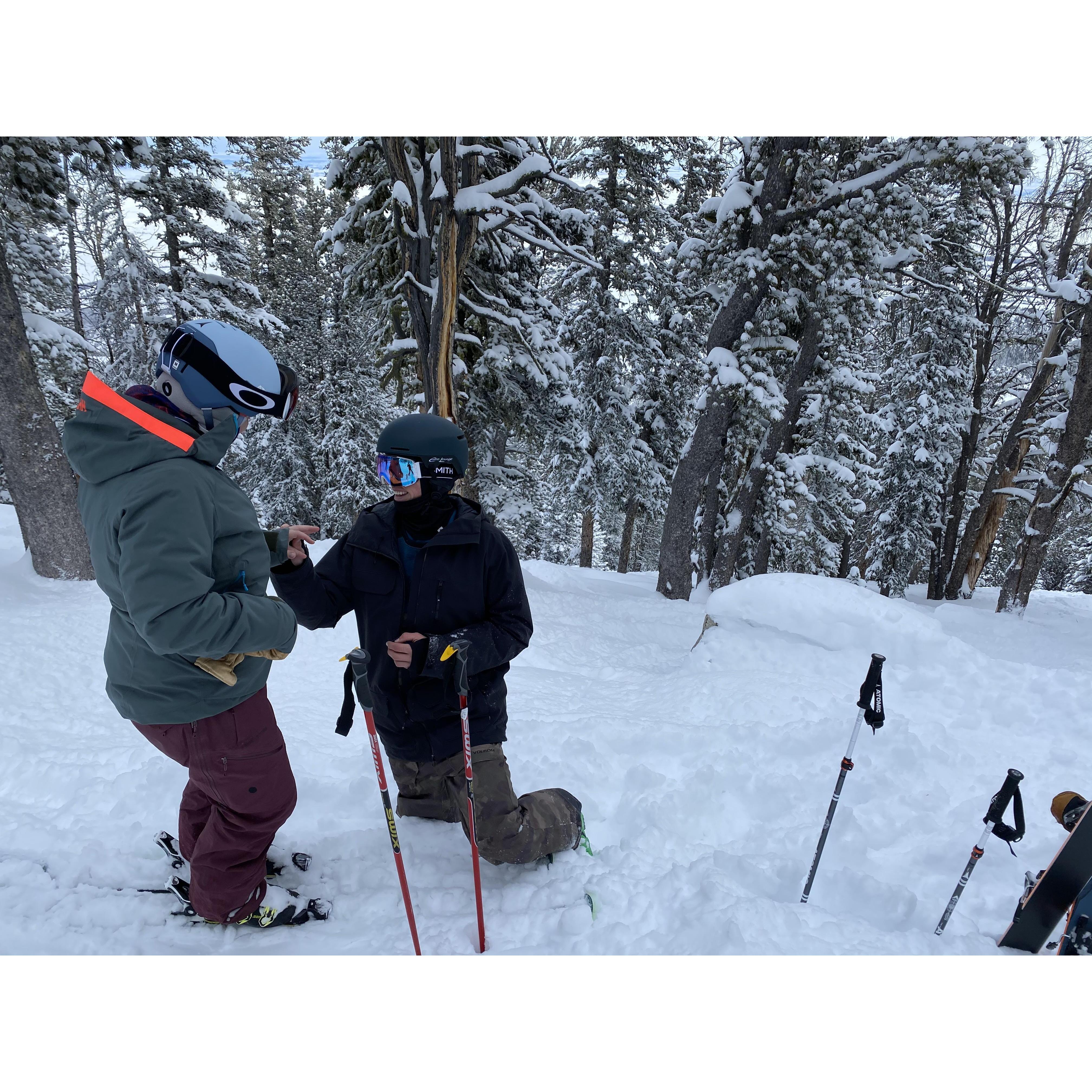 Saying YES! to the perfect proposal, Red Lodge Montana