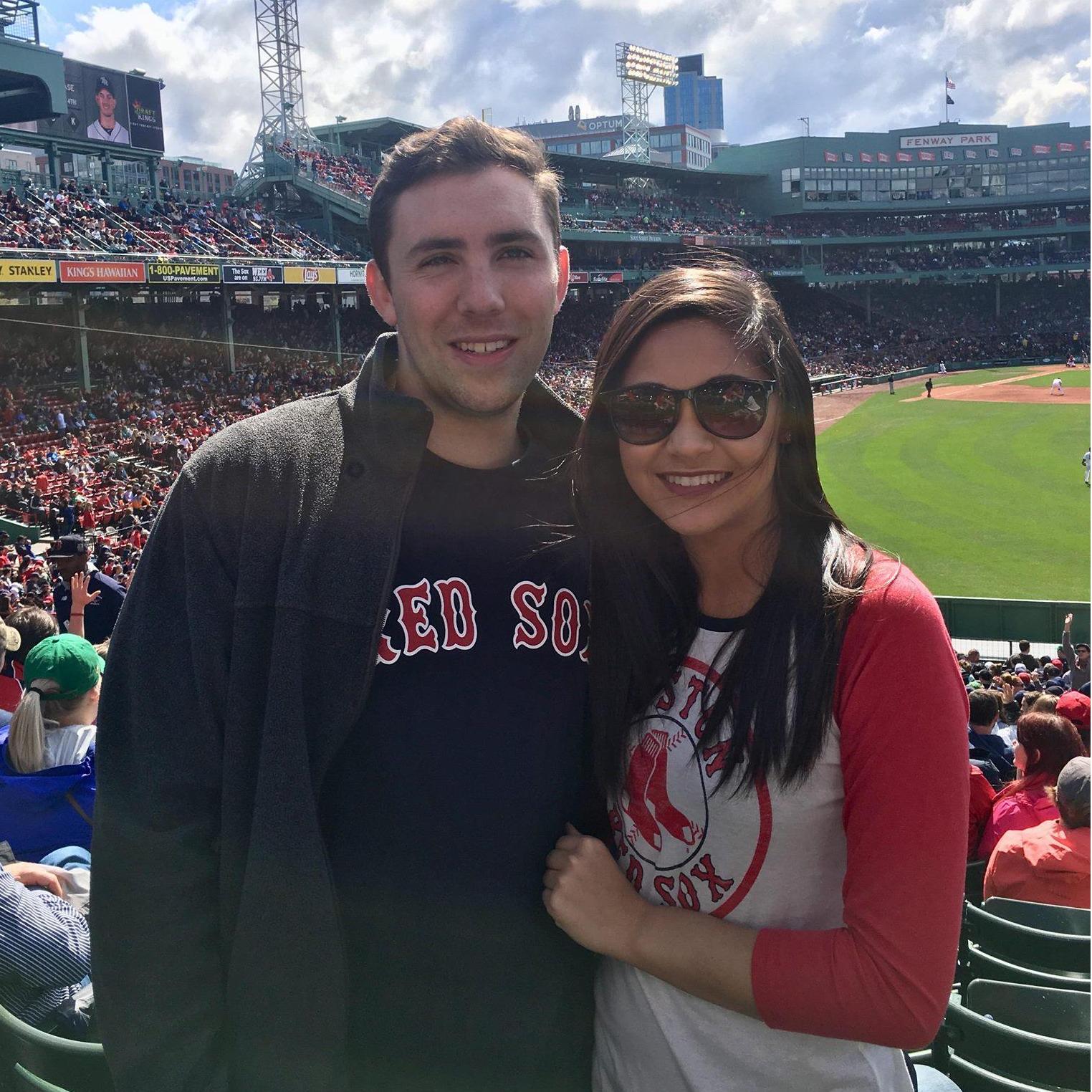 Boston Red Sox game at the Fenway park