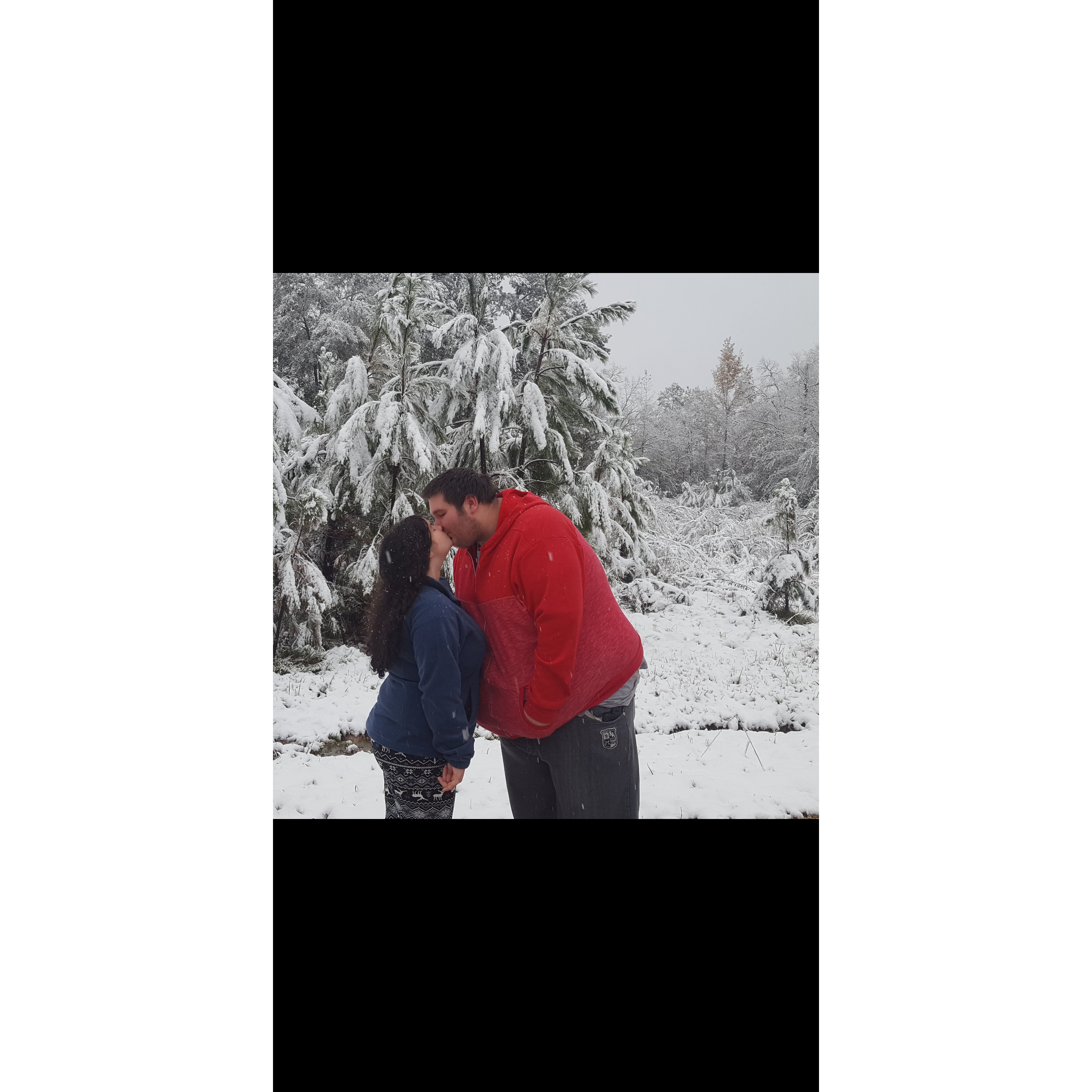 Last year when it snowed