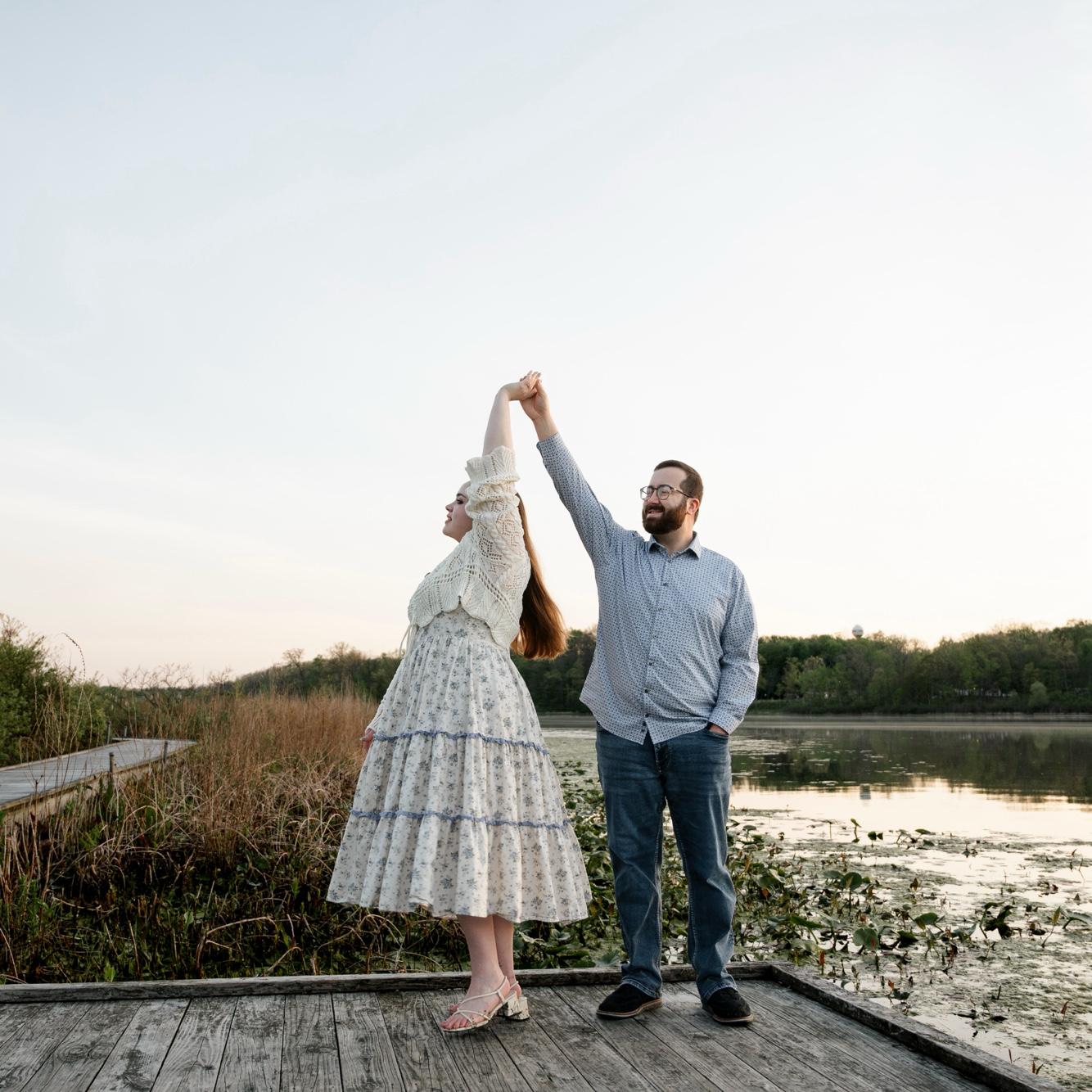 Our engagement shoot at Punderson! Newbury, May 2026.