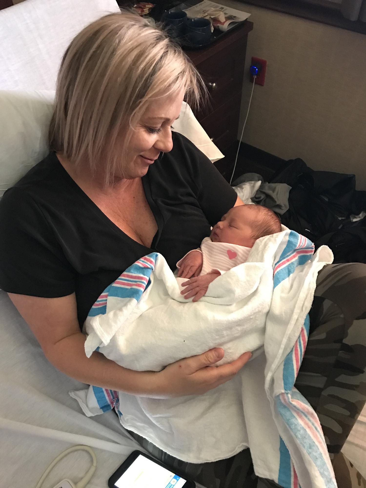 Lisa with Ava, her 2nd niece