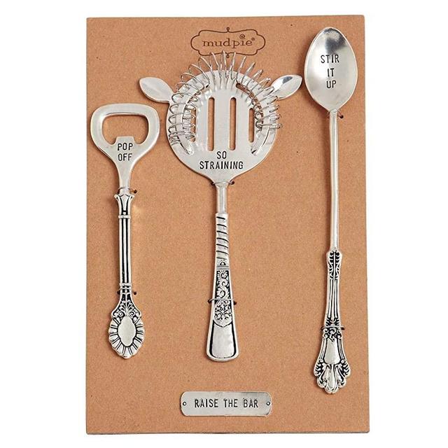 Mud Pie Raise The Bar Utensil Set of 3