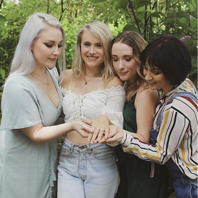 So happy my best friends & sister we’re here for this moment