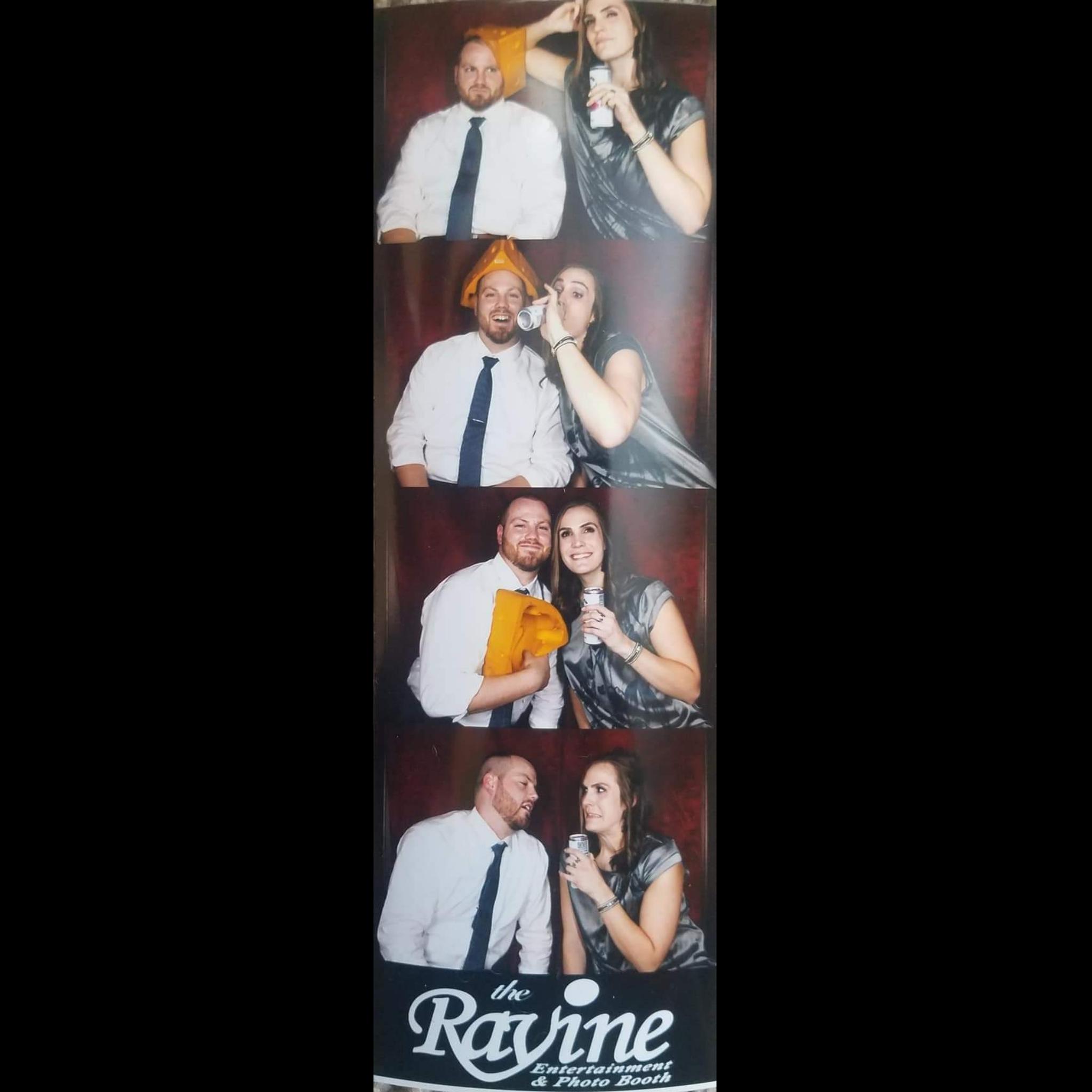 Cousin Alycia's wedding photobooth