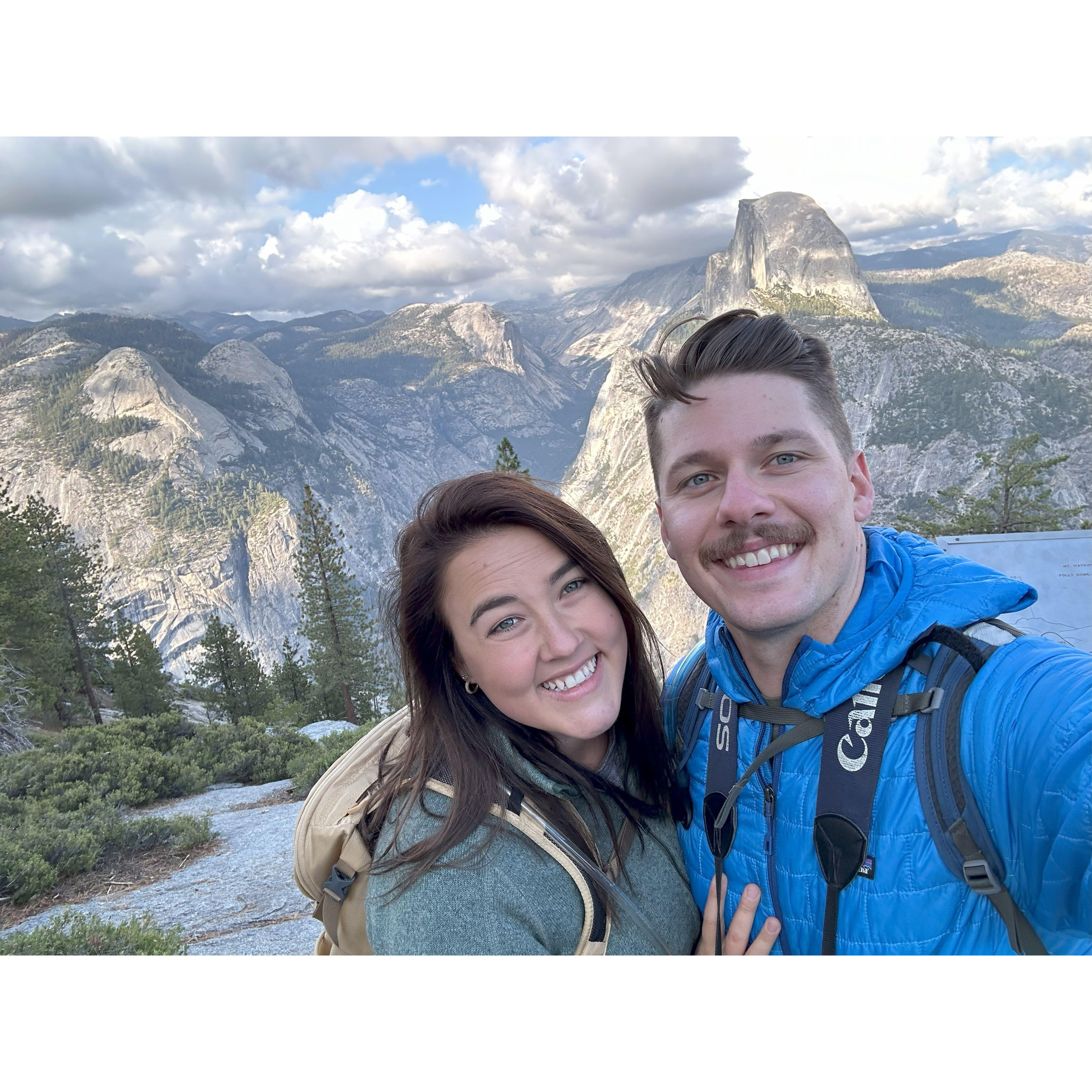 Yosemite Half Dome Outlook