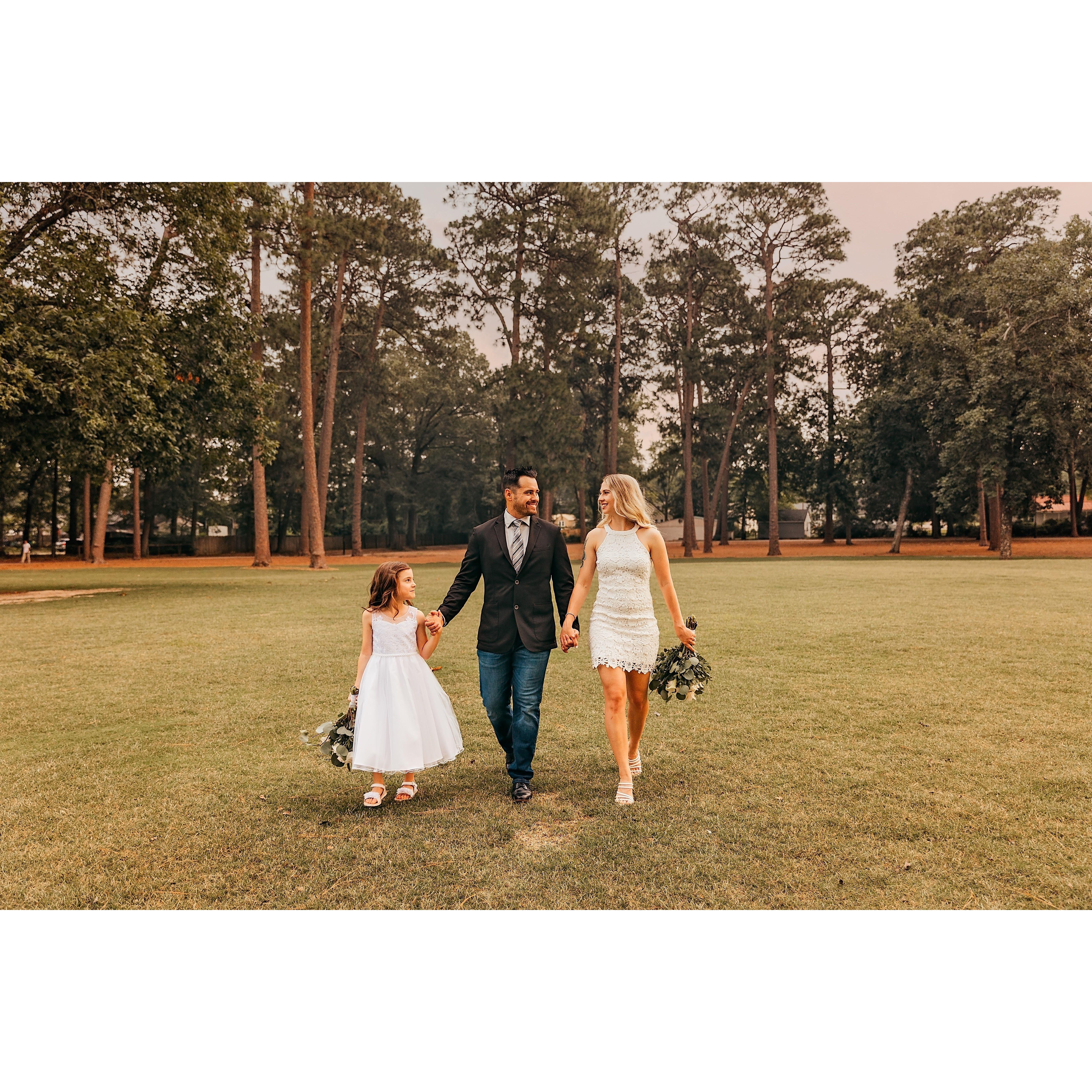 Photos from our legal marriage in July 2023