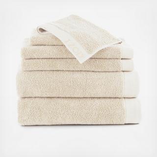 Cotton Terry Weave 6-Piece Towel Set