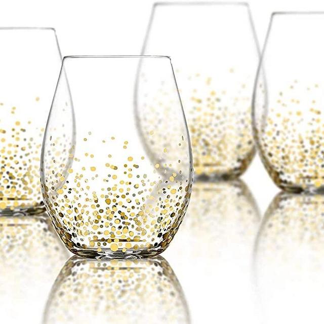 The Cellar Premium Glassware, Stemless Wine Glasses, Set of 8, Created for  Macy's - Macy's