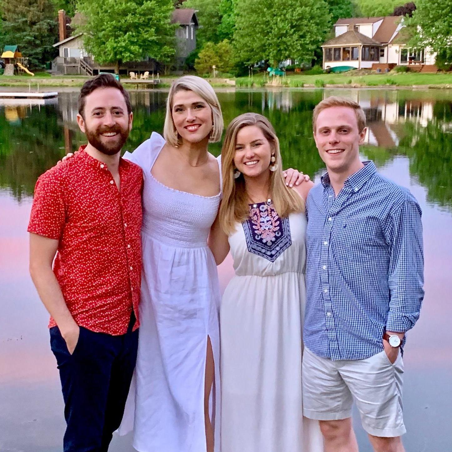 Celebrating our joint wedding shower with Alex's younger brother, Colin & his awesome wife Cat, who just tied the knot in August!