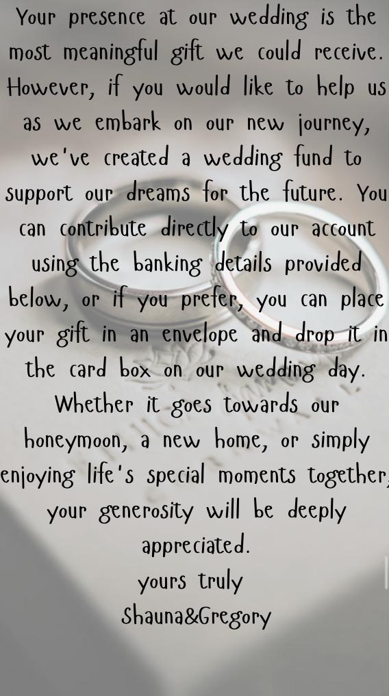 The Wedding Website of Shauna Blackwood and Gregory Hammond