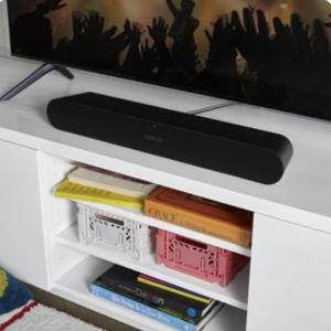 Sonos - Ray All-in-One Soundbar for TV and Music - Black