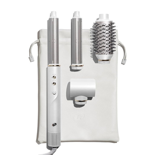 T3 Aire 360 Multi-Styler & Blowout System with Luxe Carrying Case, Rapid Drying Hair Dryer, Ceramic Curling Attachments, Oval Brush & Drying Concentrator | Blowouts & Long-Lasting Curls