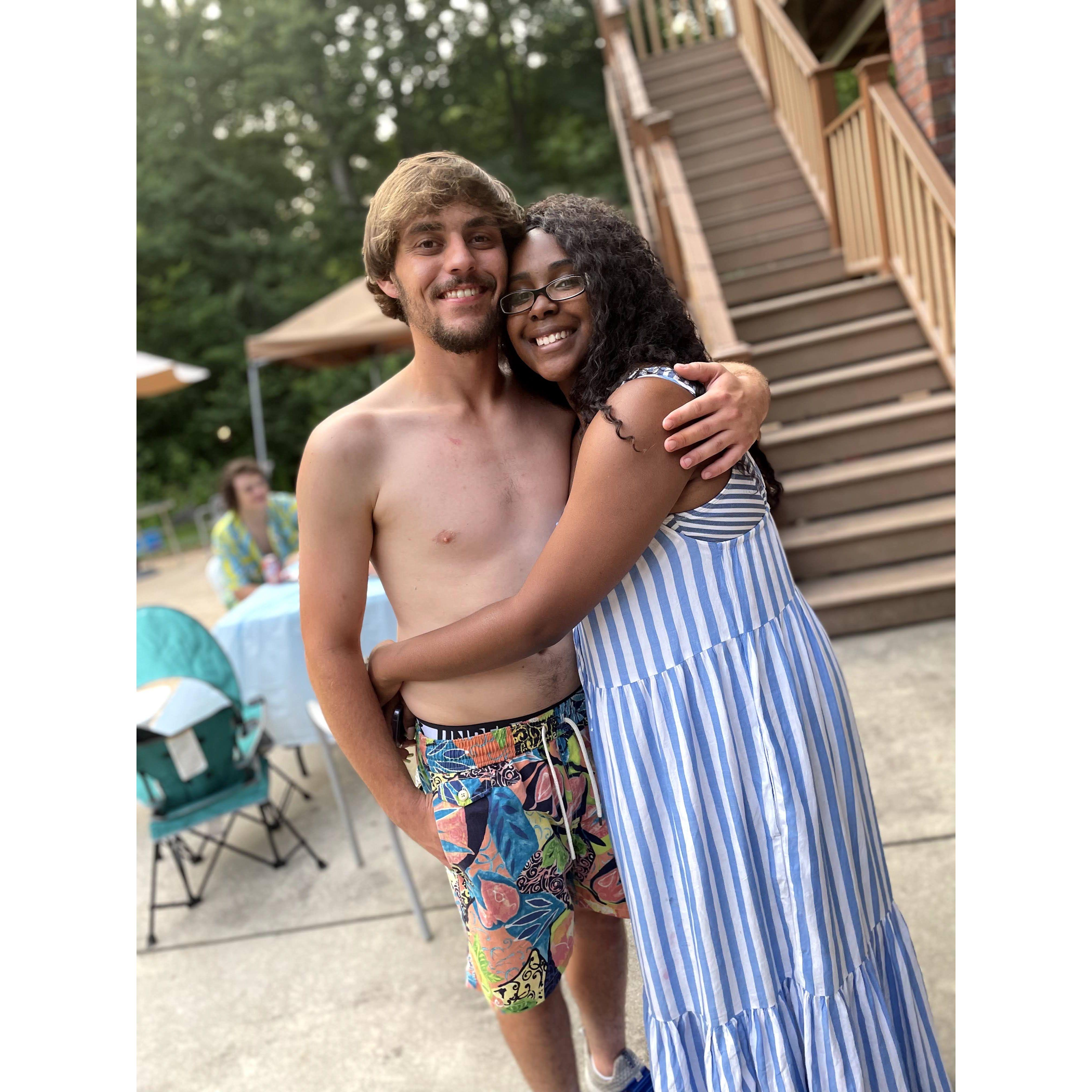 One of our MANY July 4th pool parties.