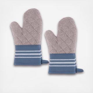 Christopher Kimball's Milk Street French Stripe Oven Mitt, Set of 2