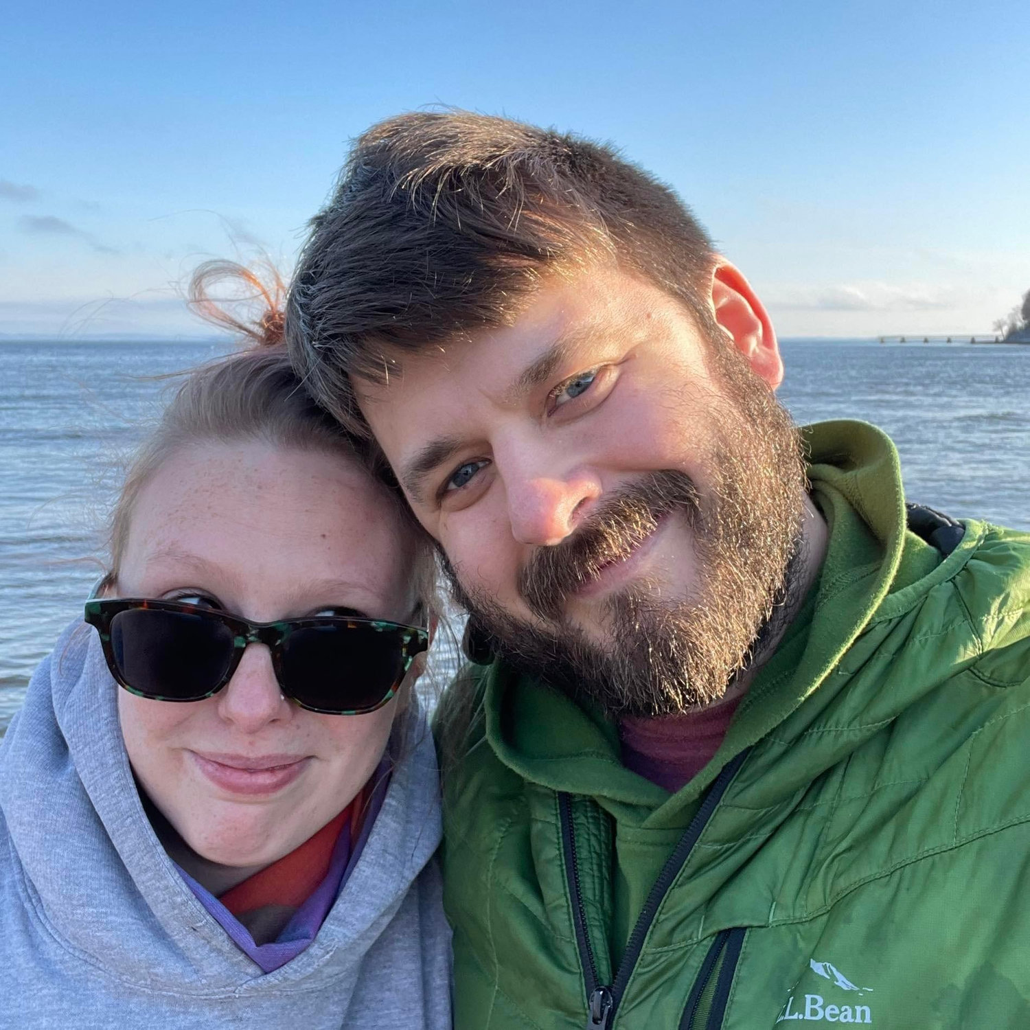One of our favorite things to do together is hunting for sea glass at the Searsport Boat Launch.