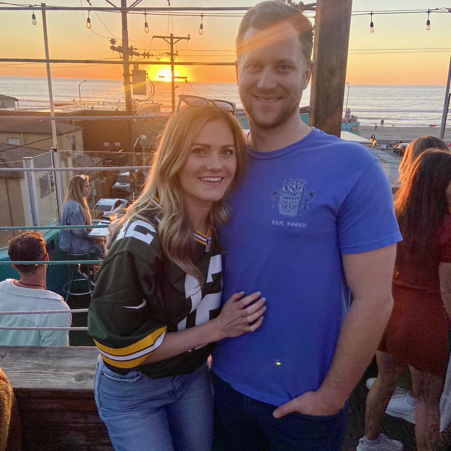Jenns best friends, Chanel (MOH if you haven’t met her you will at the wedding!), husband is also a packer fan which makes it more fun to watch games together. This particular game was not fun though