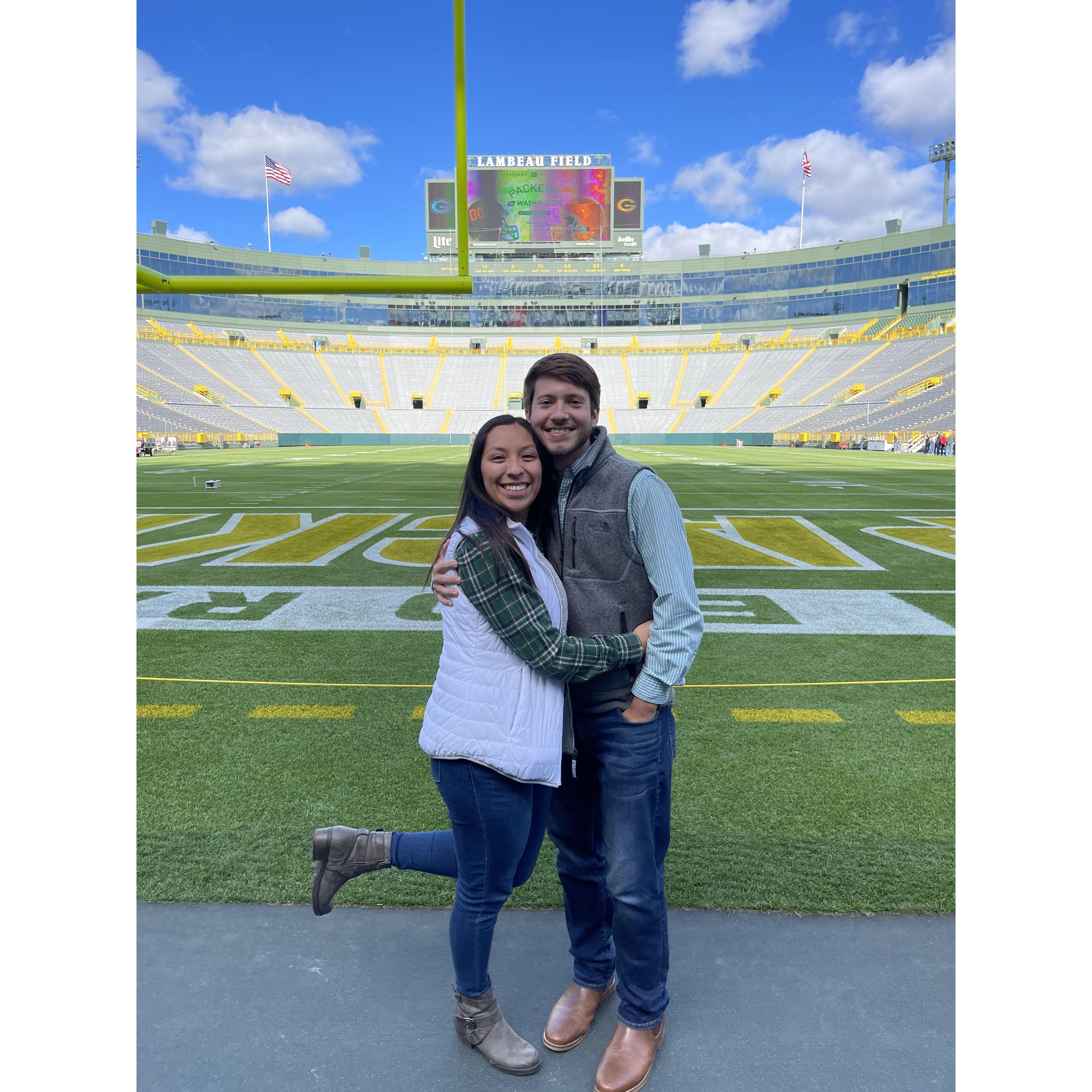 Our first trip to Green Bay