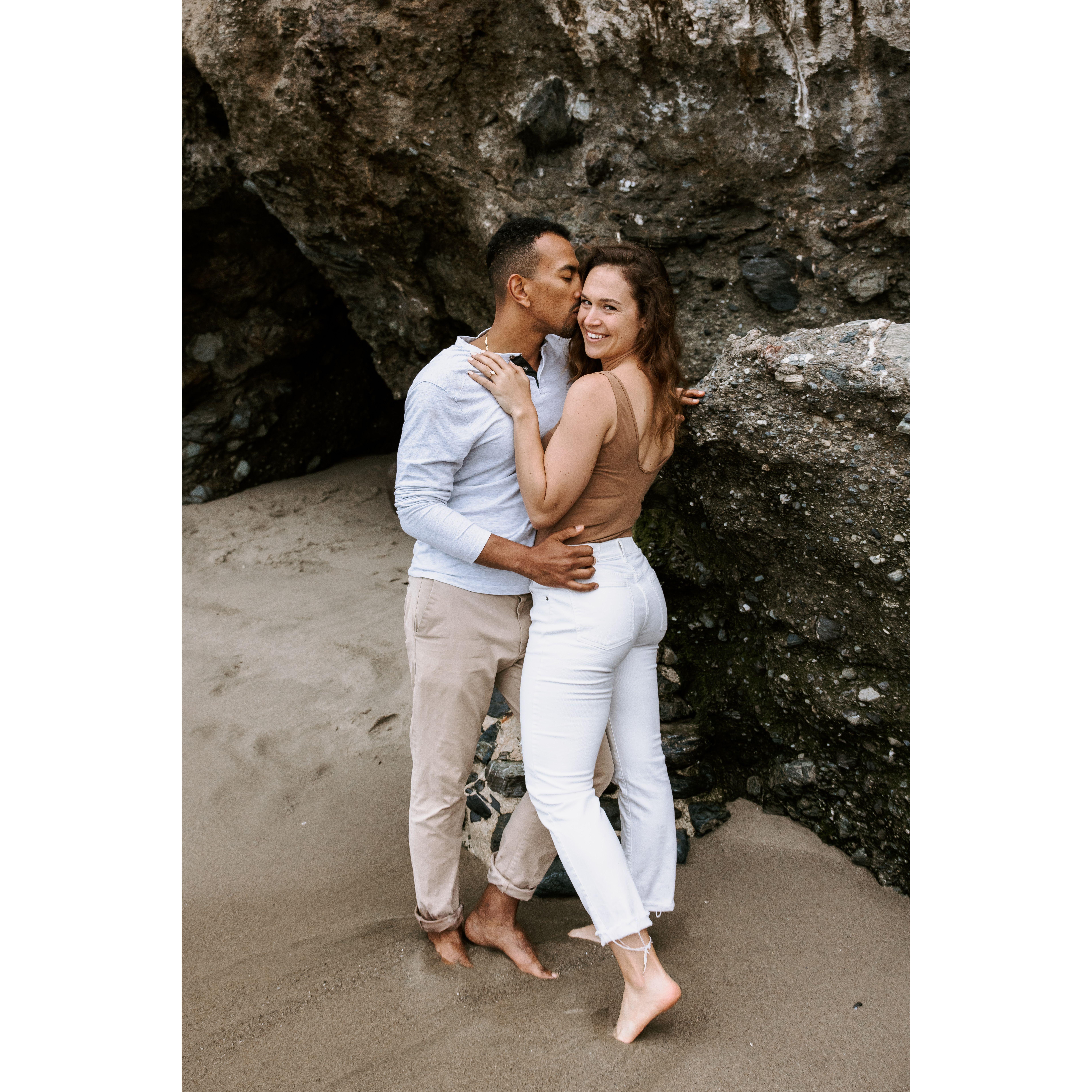 From our engagement photos at Victoria Beach, part of Laguna Beach, CA.