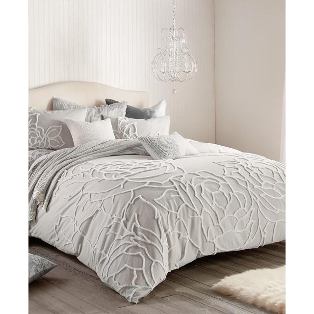 Peri Home Chenille Rose 3 Pieces Duvet Cover Set, King