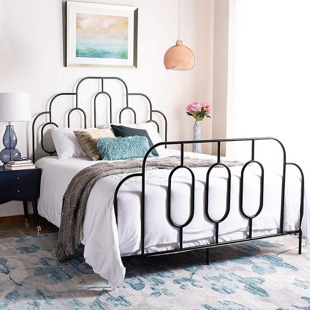 Safavieh Home Paloma Retro Black Bed, Queen