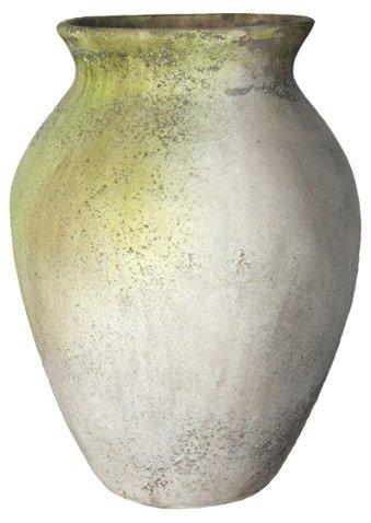 28" Classic Jar, White Moss