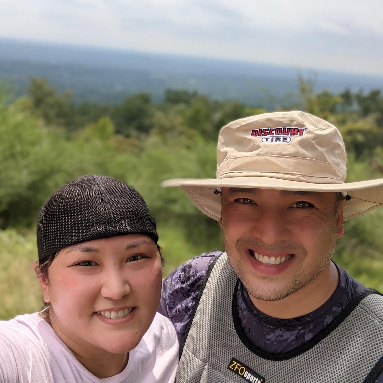 Hiking at Kennesaw Mountain National Battlefield Park, Sept 2021