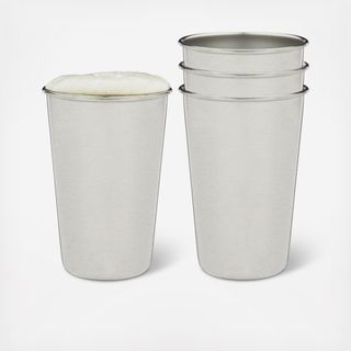 Stainless Steel Pint Cup, Set of 4