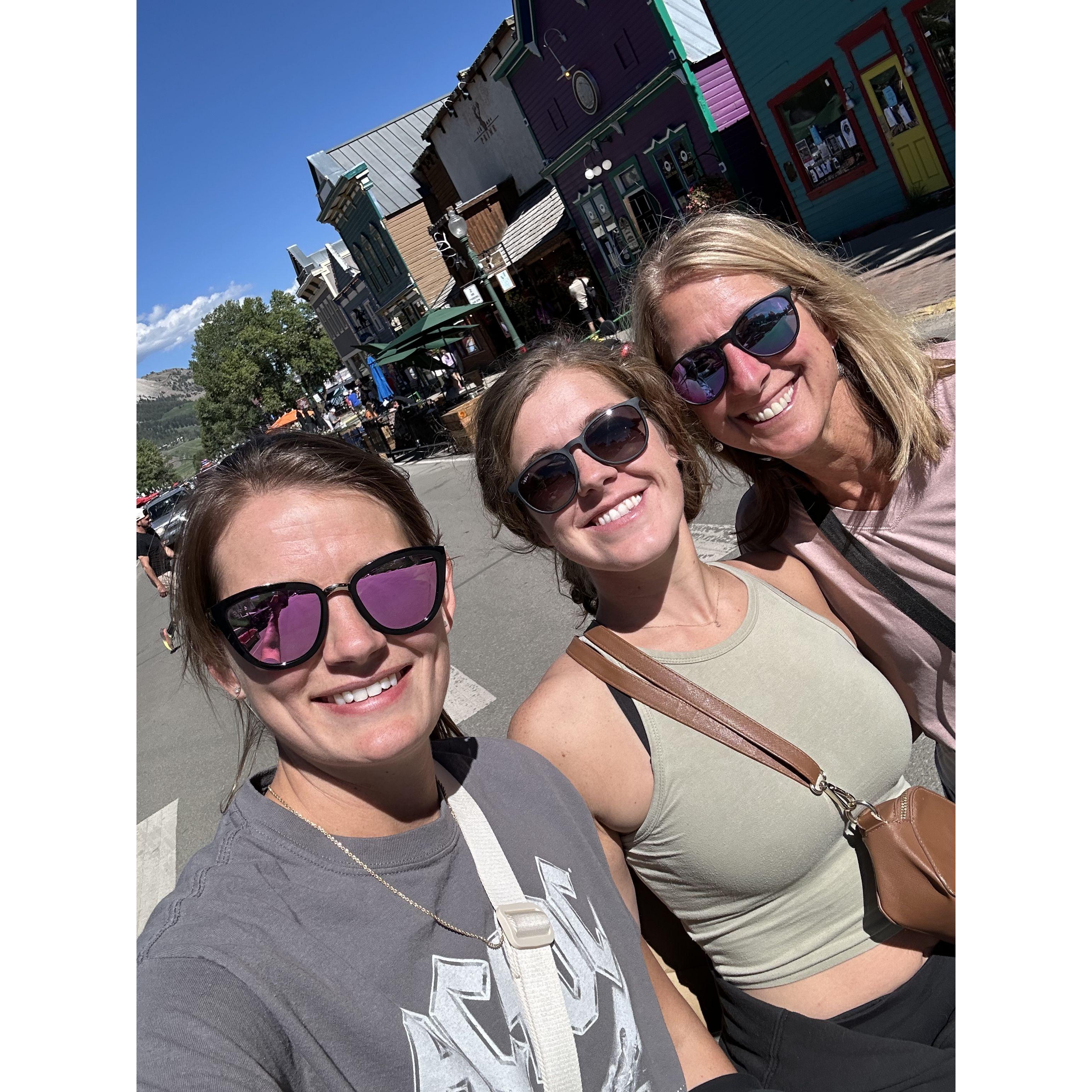 Madison, Sierra, & Suzanne in Crested Butte, CO