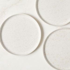 Drift Modern White Salad Plate (Set of 6)