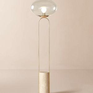 Polo Travertine Floor Lamp