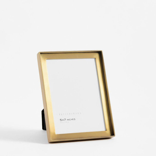 Carter Border Frame, 5X7 - Brass