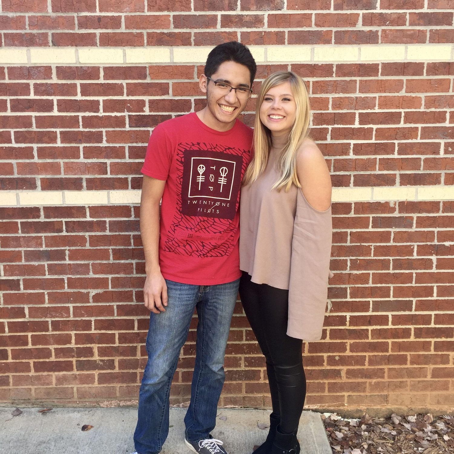 One of our first photos together (2015)
