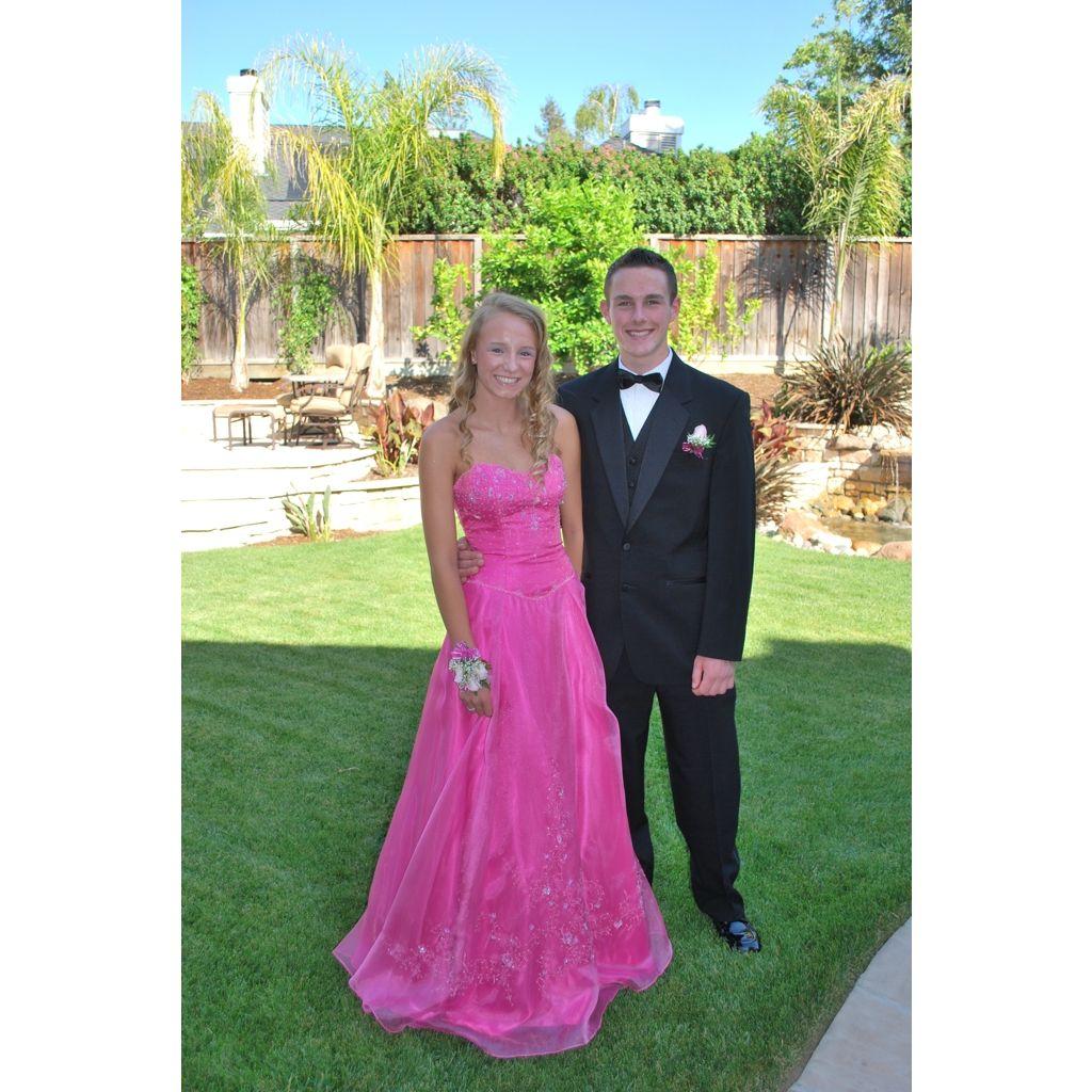 Us going to Junior Prom together in High School!