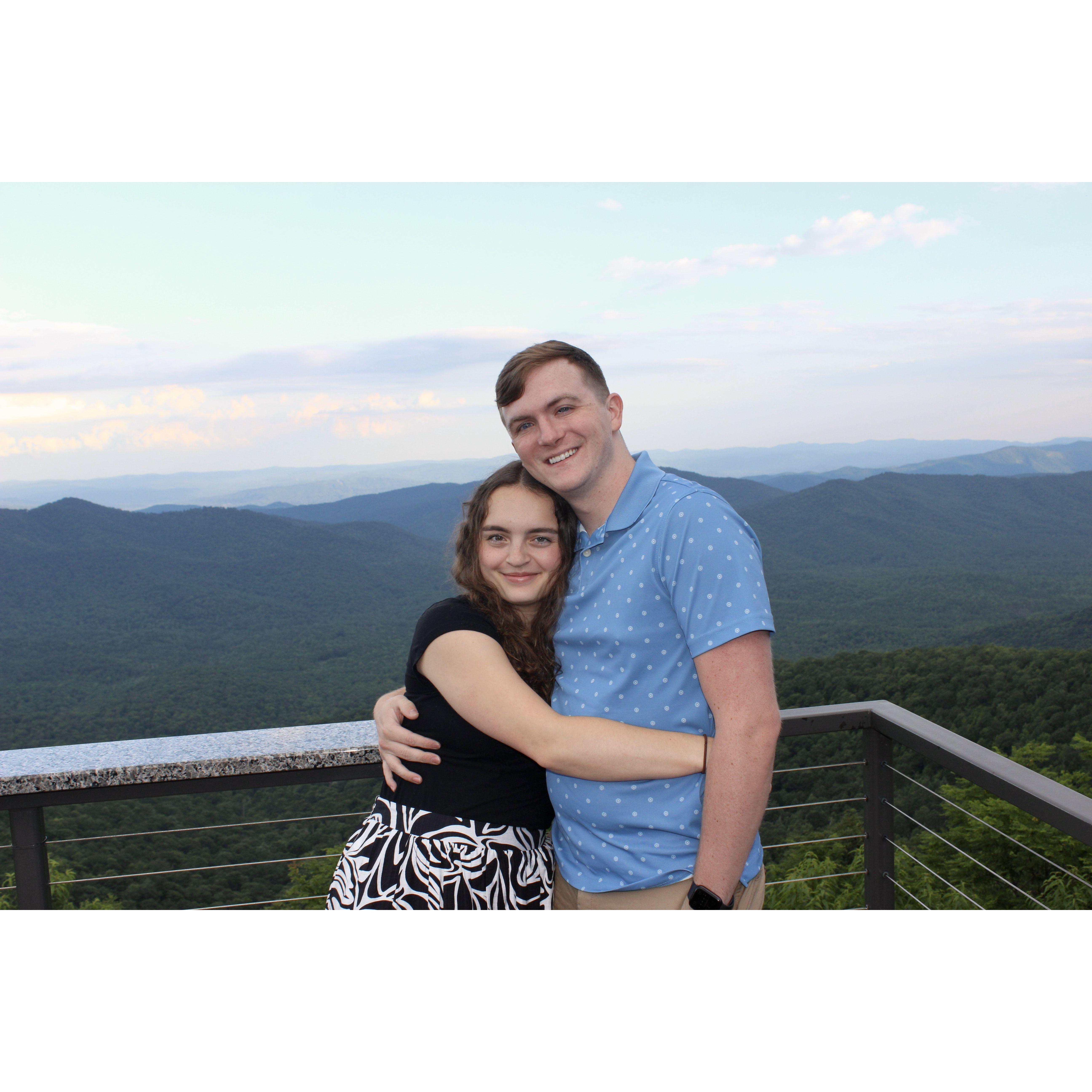 Dinner on the Blue Ridge Parkway