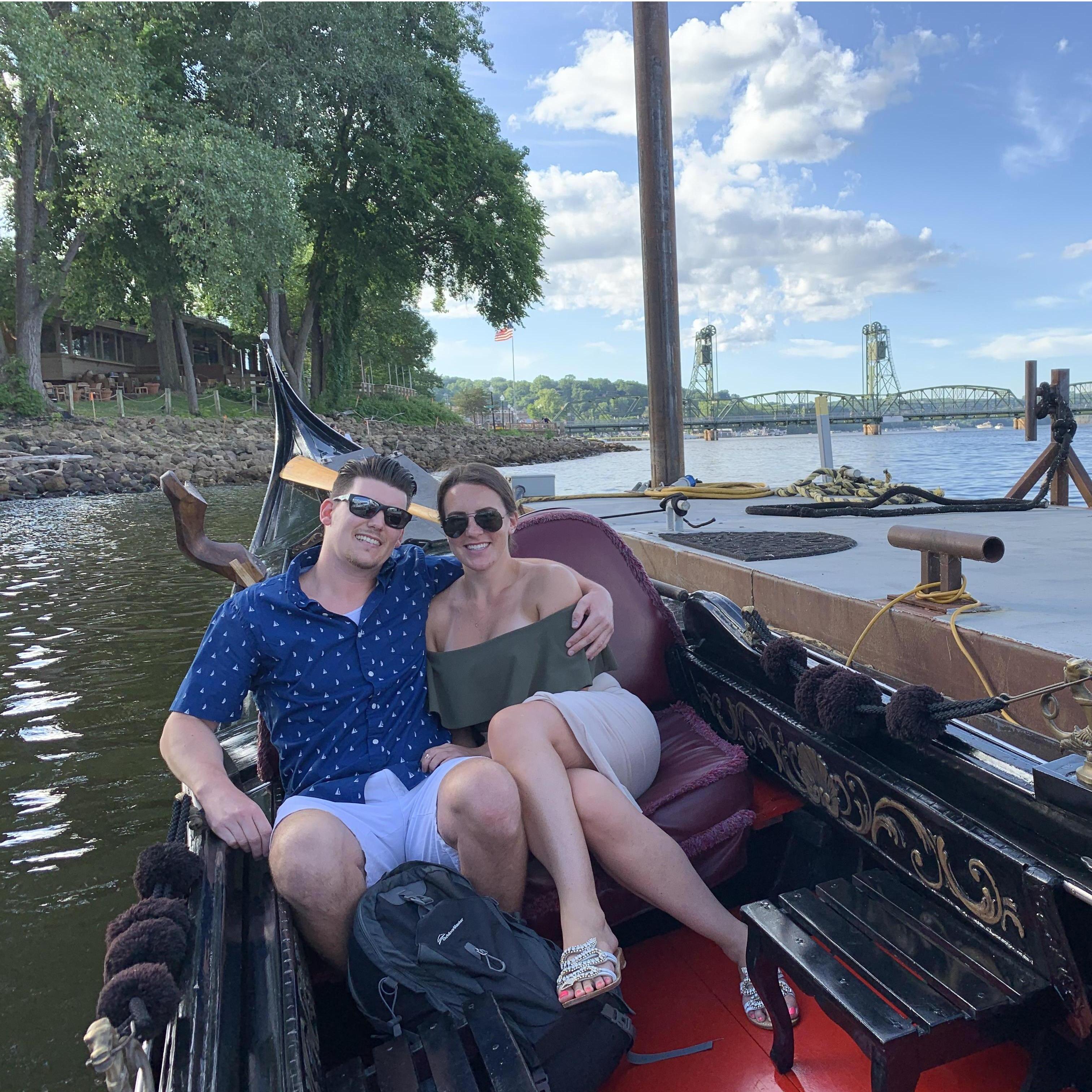 The gondola ride before he popped the question! 7/11/2020