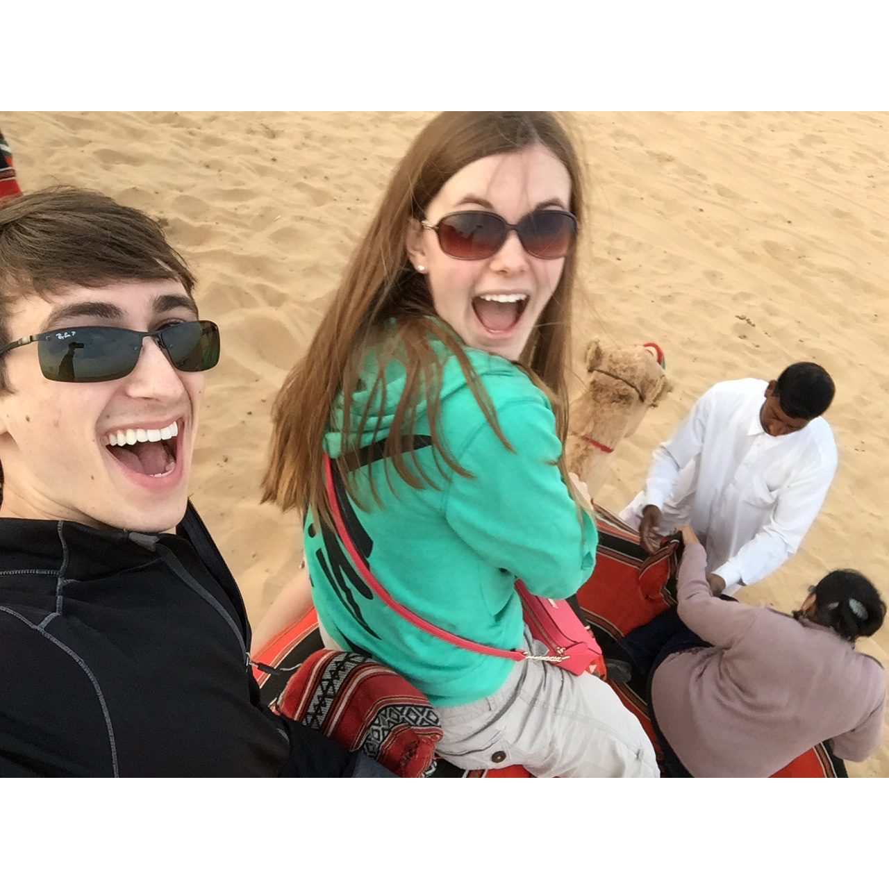 Dubai, UAE - 2015 - First and only camel ride