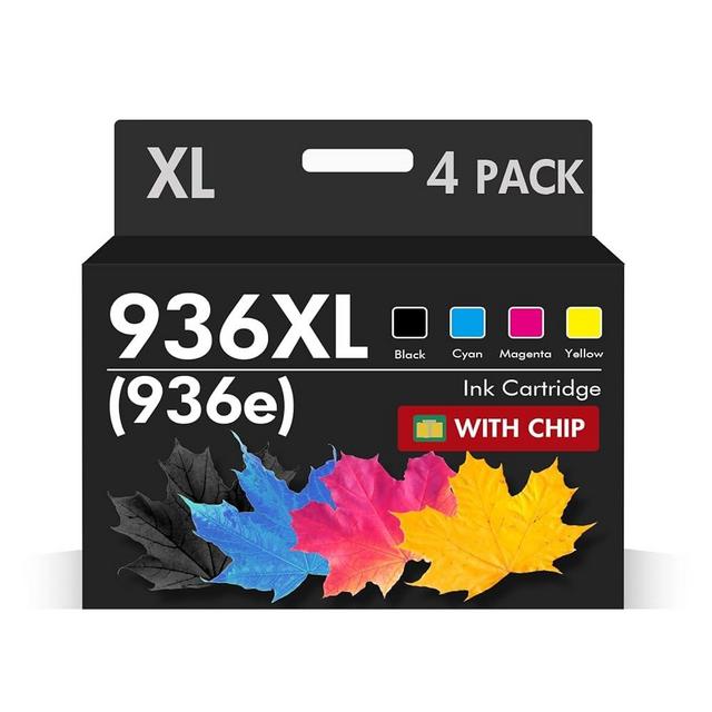 936XL 936 Ink Cartridges Combo Pack: Replacement for HP Ink 936XL Black and 936 Color Combo Pack for HP OfficeJet Pro 9120e Series 9125e 9122e 9128e 9110b 9120b 9130b 9130e 9135e 9730e Printer